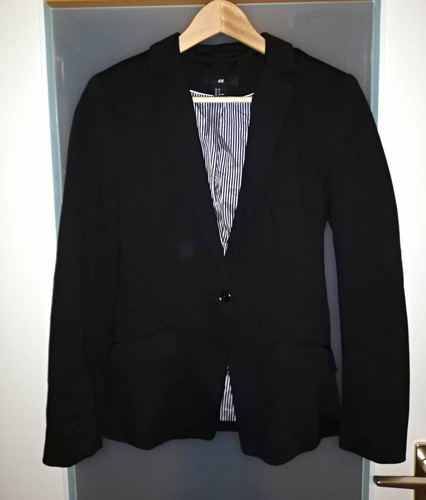 Damen blazer schwarz - schwarz, gr