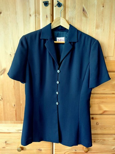 Eleganter long blazer kurzarm - eleganter, long-blazer