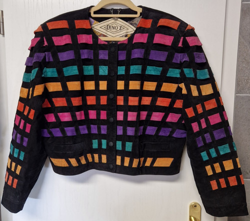 Modische dino wildlederjacke - modische, dino'z