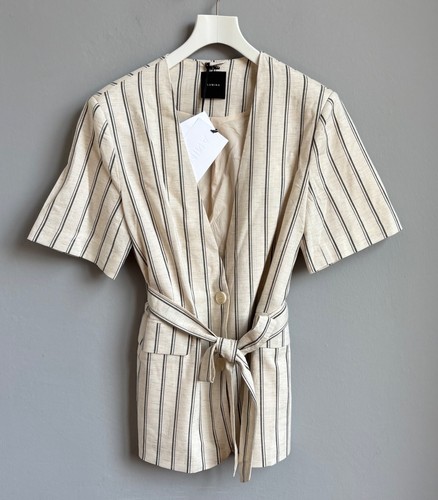 Jacke blazer beige schwarz - blazer,