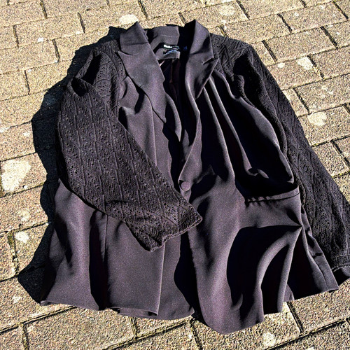 Xxl damen blazer schwarz - damen, mit