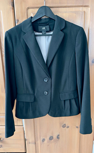 Damen blazer schwarz gr - h&m,