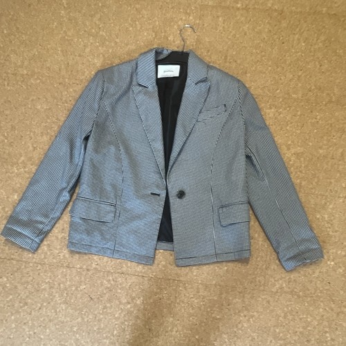 Damen blazer gestreift schwarz - gestreift,
