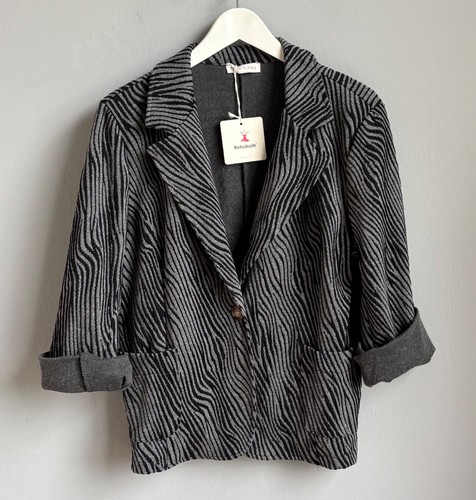 Jacke blazer wellenmuster - blazer,