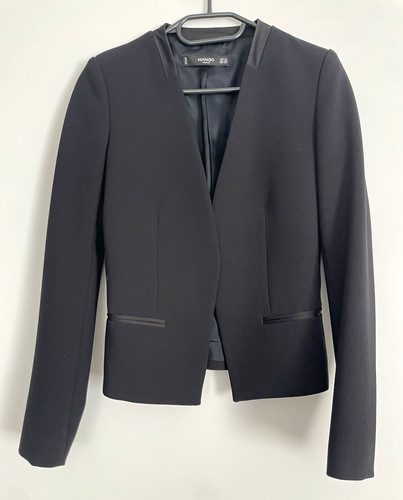 Mango damen blazer schwarz - schwarz, gr