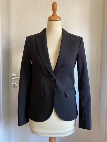 Top kurzblazer schwarz - top,